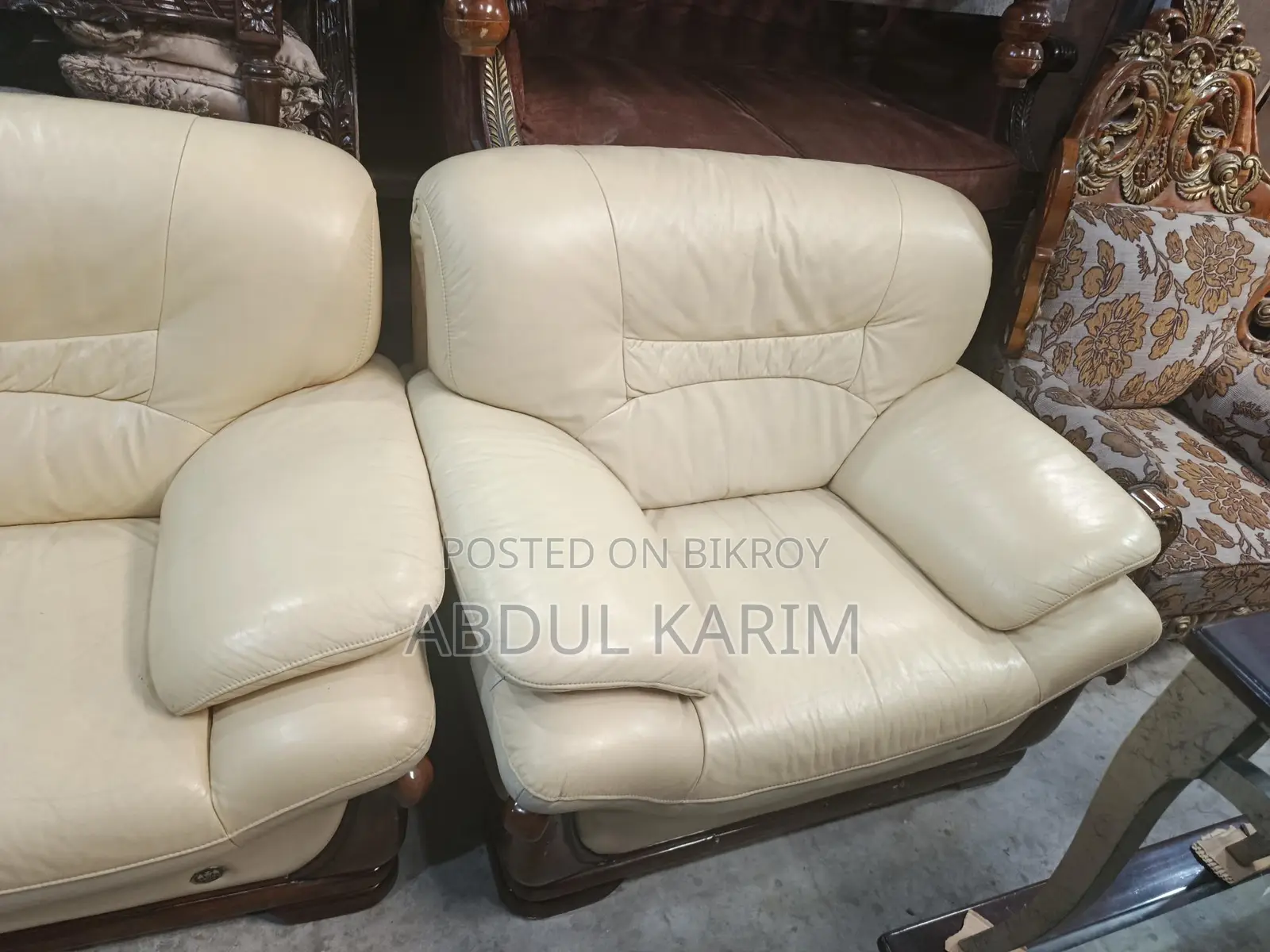 Imported Leather Sofa