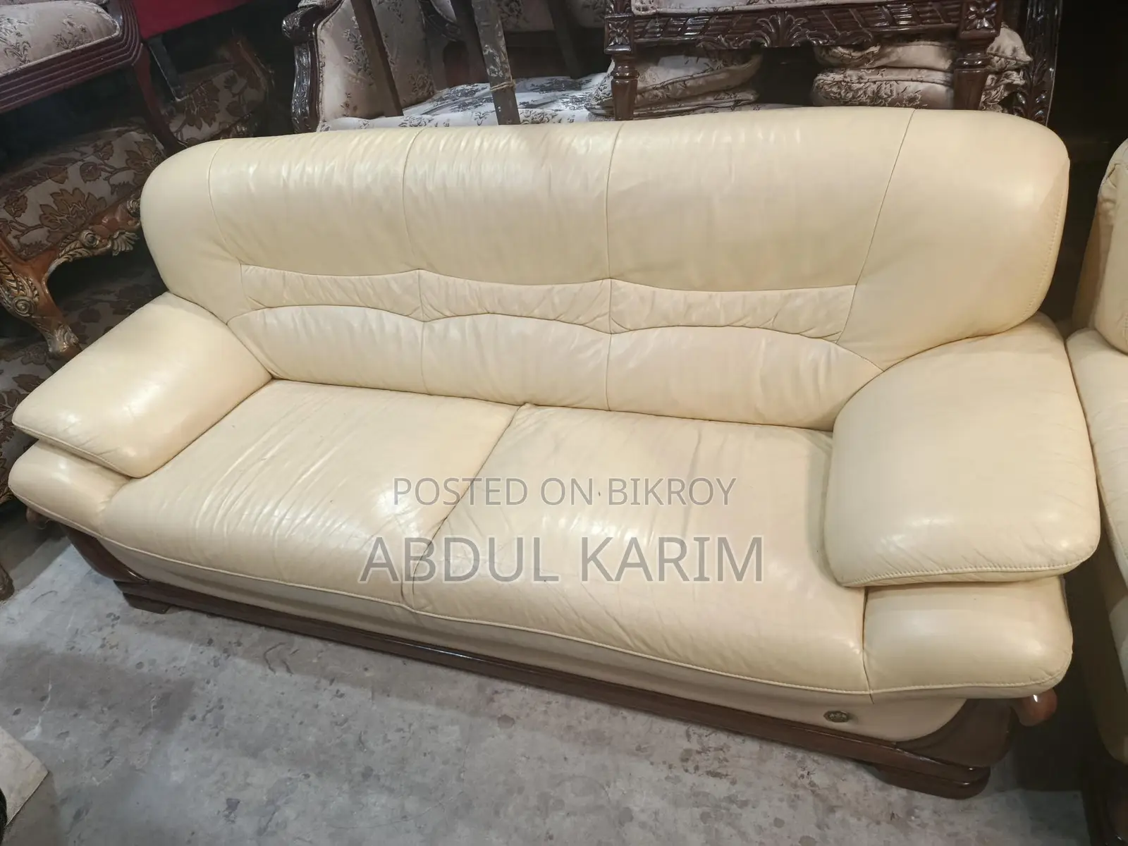 Imported Leather Sofa