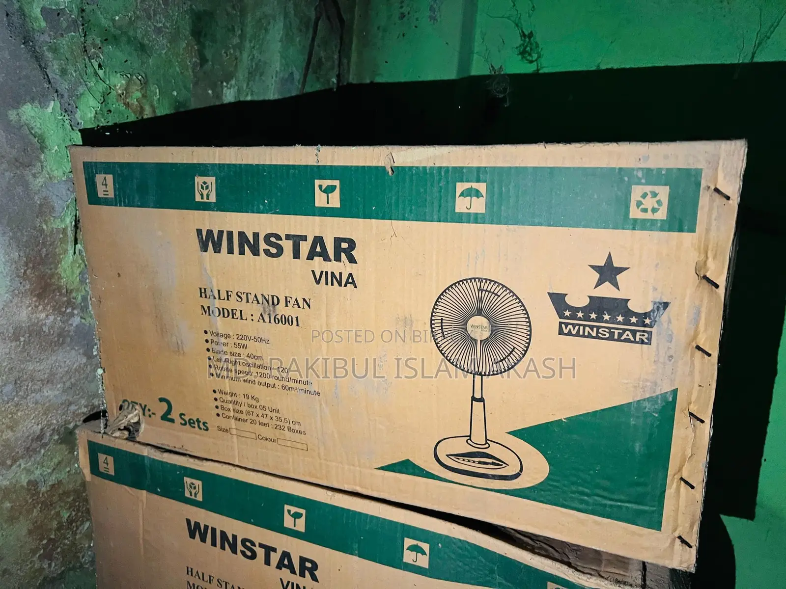 Winstar Vina Stand Fan Model: A16001