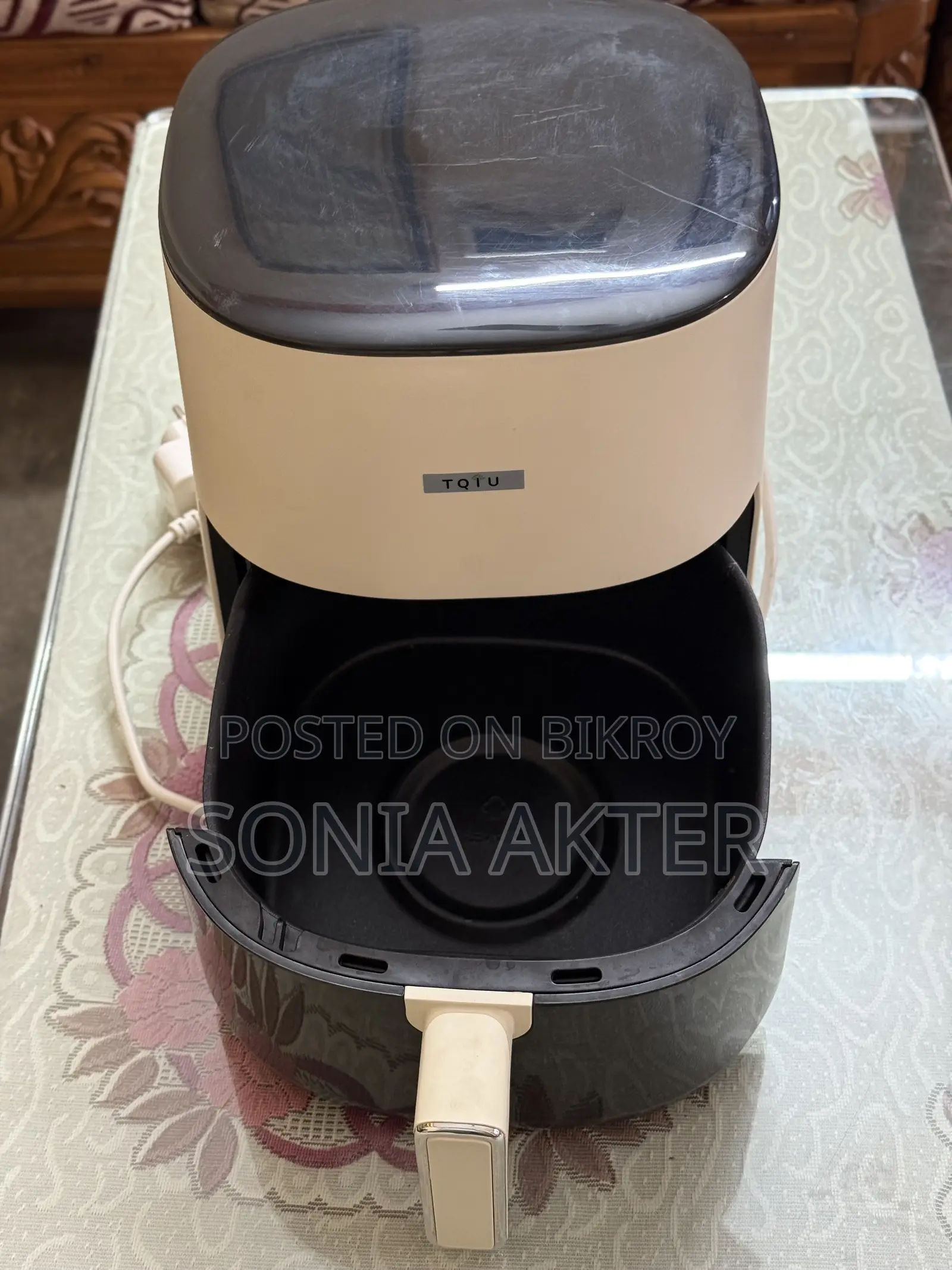 Tqiu Air Fryer – Almost New, খুব কম ব্যবহার করা