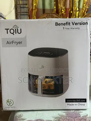 Tqiu Air Fryer – Almost New, খুব কম ব্যবহার করা