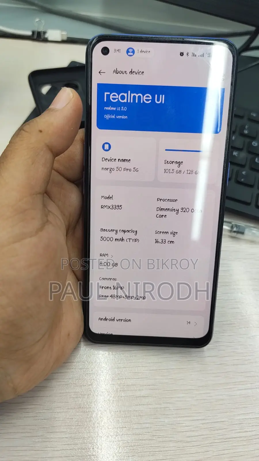 Realme Narzo 50 Pro গ্লোবাল (ব্যবহৃত)