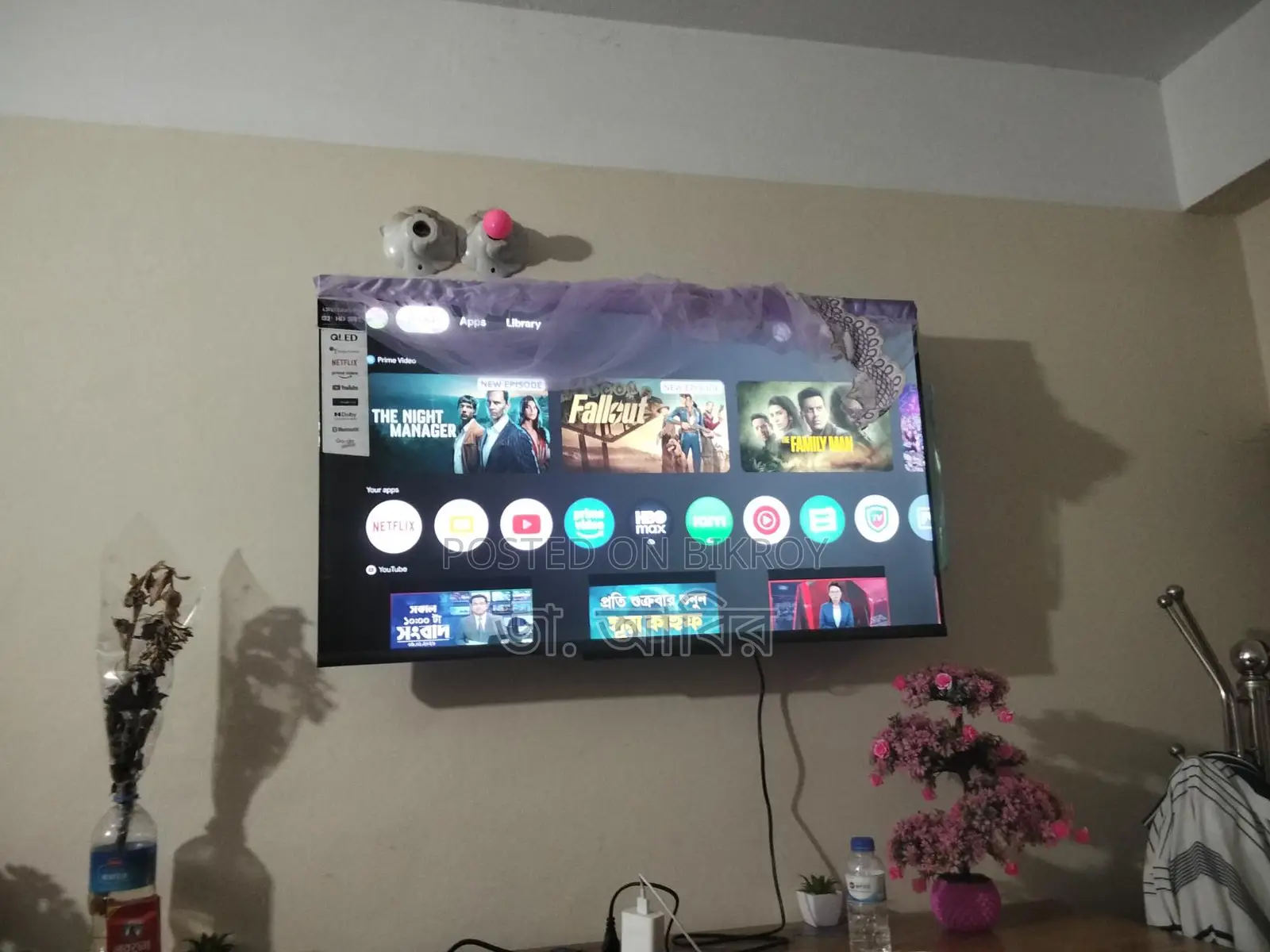 Vision 43" QLED Google TV 4K RQ1 Galaxy Pro
