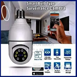 Hidden Wi-Fi Bulb Full HD Camera