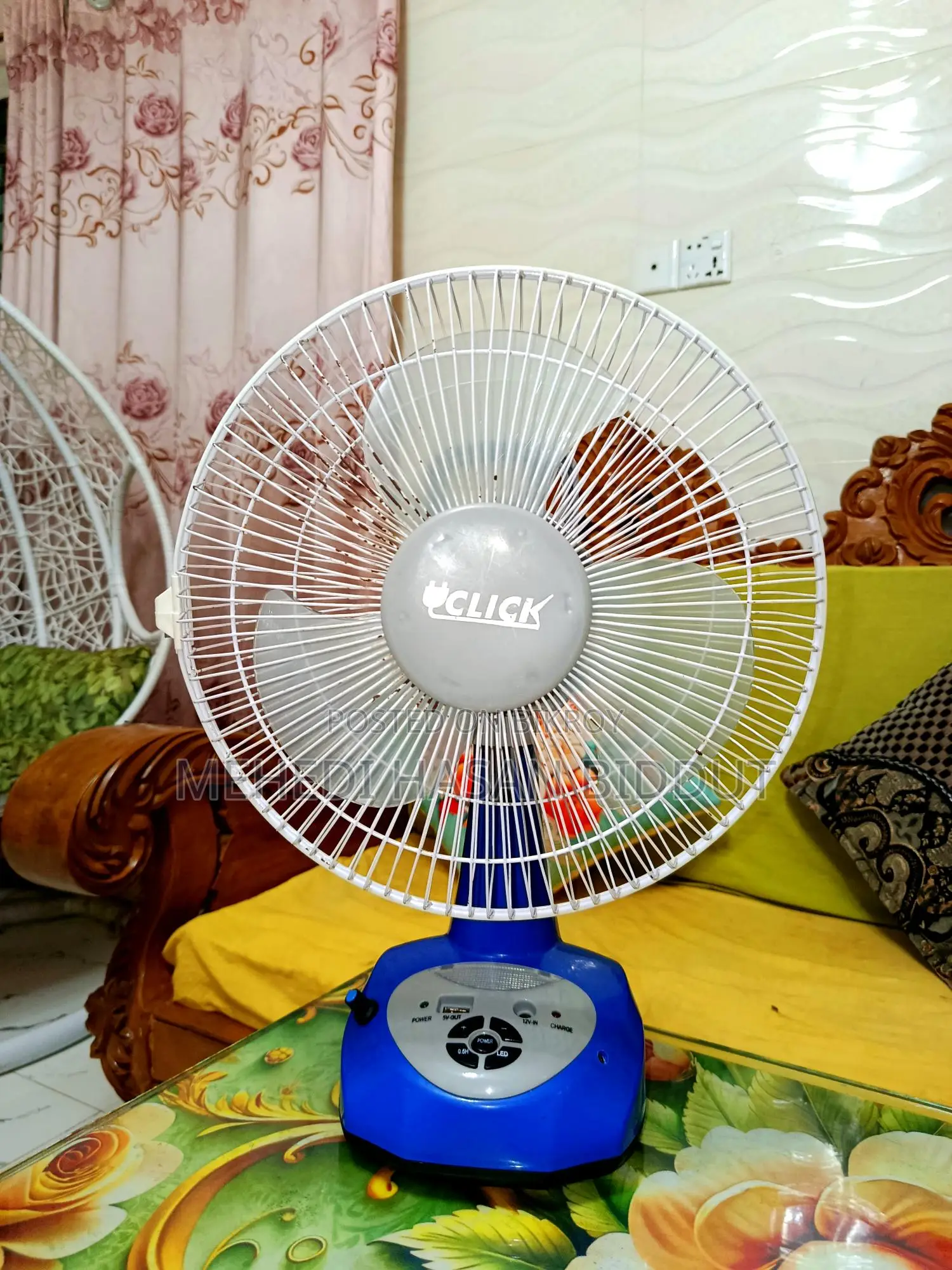 𝗥𝗙𝗟 𝗖𝗹𝗶𝗰𝗸 𝗥𝗲𝗰𝗵𝗮𝗿𝗴𝗲𝗮𝗯𝗹𝗲 Table Fan