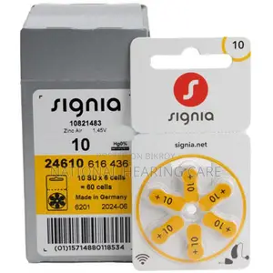 Signia 10-Size Hearing Aid Battery