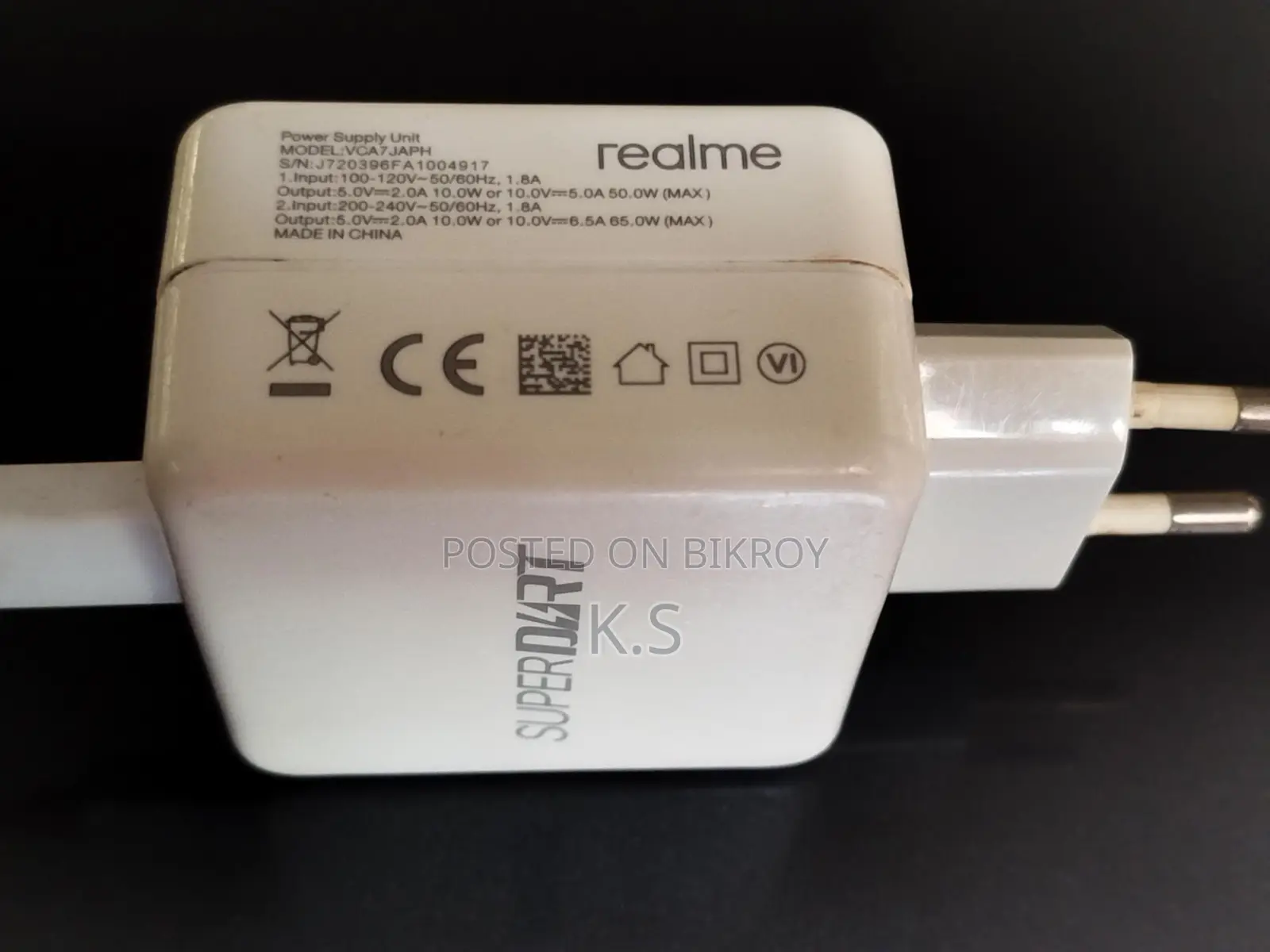Realme 65W SuperDart Charger