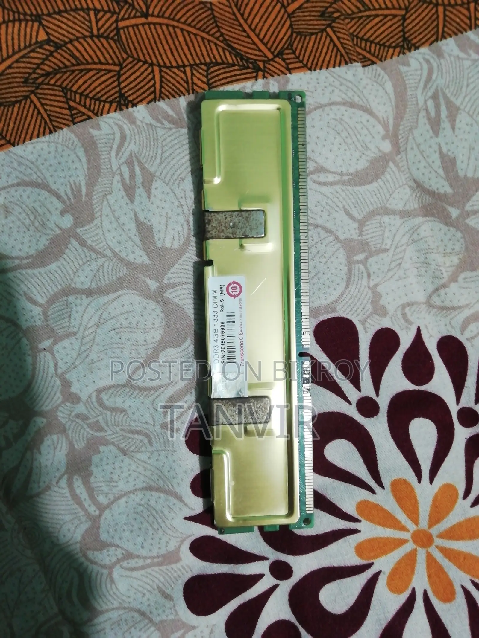 ট্রানসেন্ড ৪জিবি ডিডিআর৩ র‍্যাম
