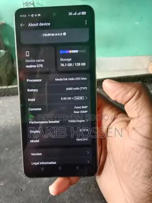 Realme C75 ram8+8 (Used)