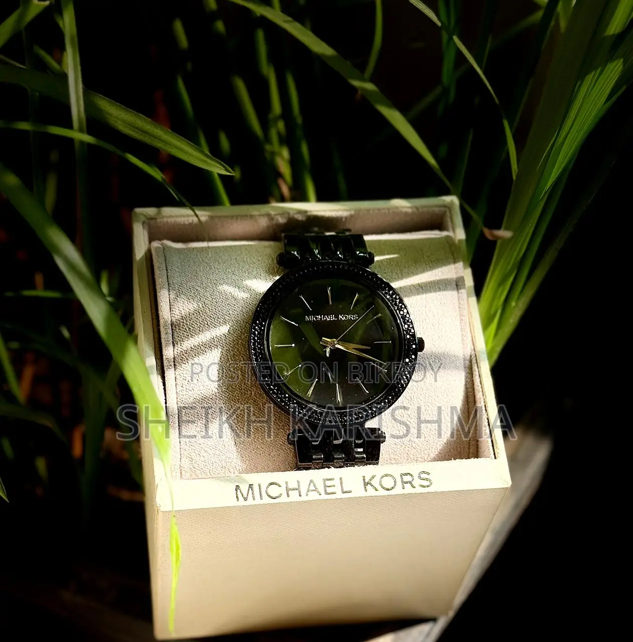 Michael Kors Darci Black Ion Plated Woman’s Limited Edition Watch.