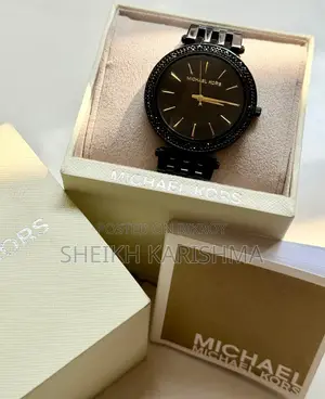 Michael Kors Darci Black Ion Plated Woman’s Limited Edition Watch.