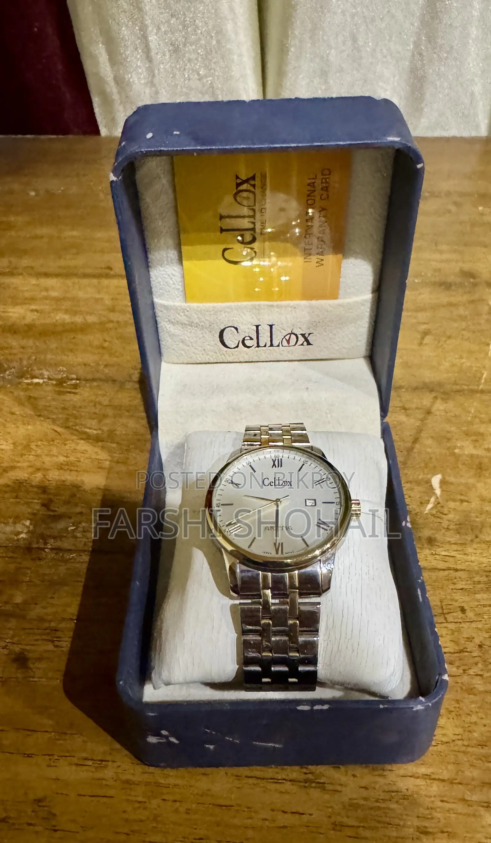 Cellox Cl8017 2t.wh Wrist Watch Fixed Price-2500