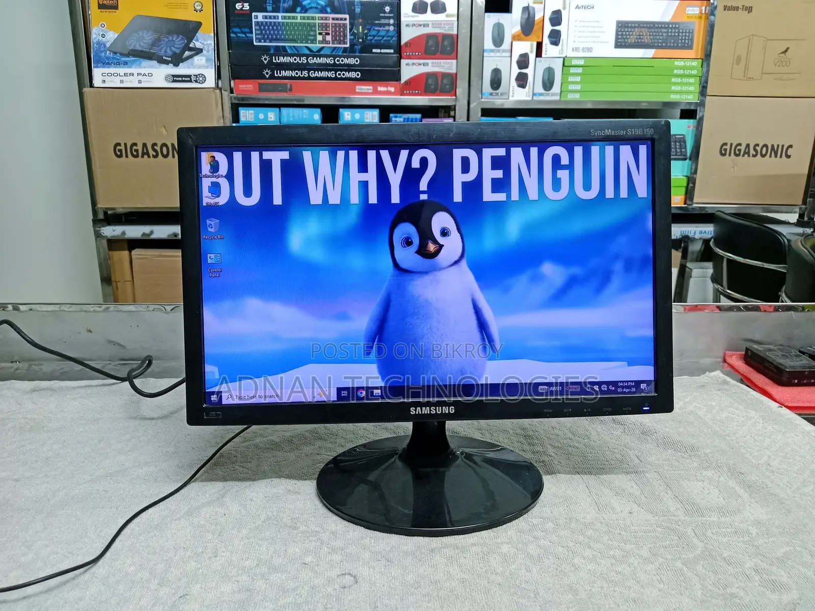 Samsung S19B150B – 19” HD LED Wide Screen Monitor