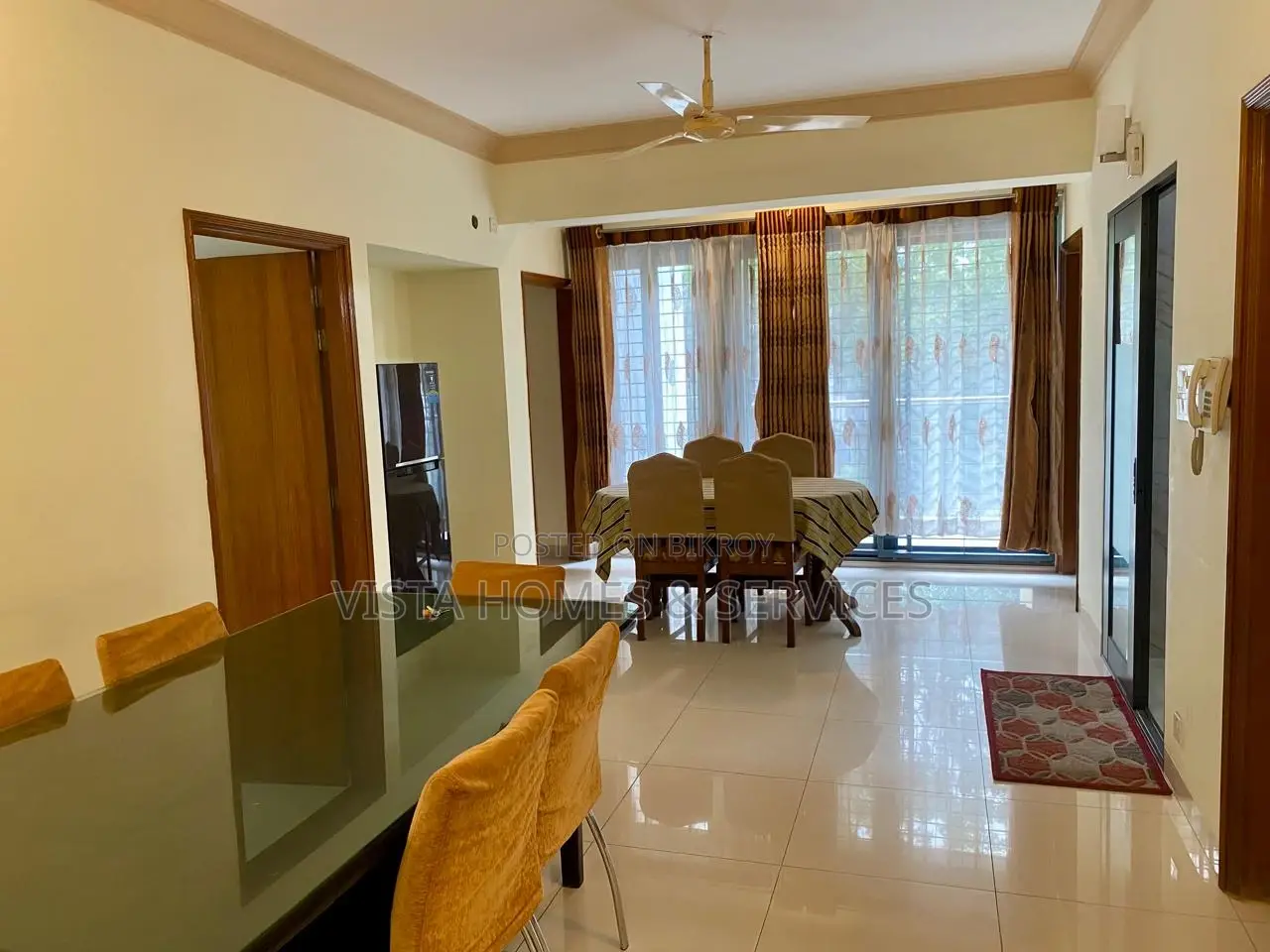 Beautiful Lakeside 3 Bed Furnished Apartment for Rent in Prime Gulshan-1
