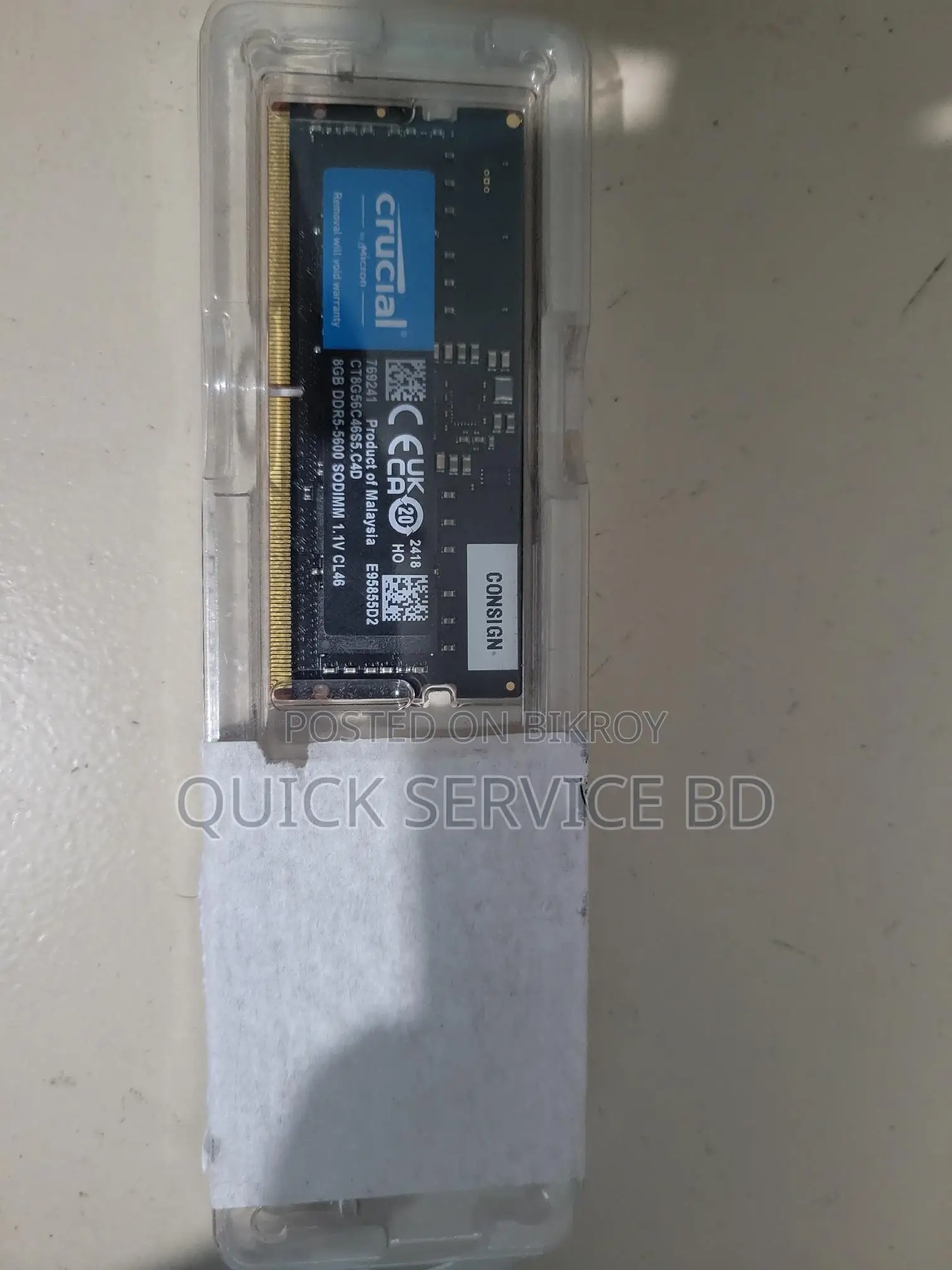 Ram 8gb Ddr5 5600mhz Laptop