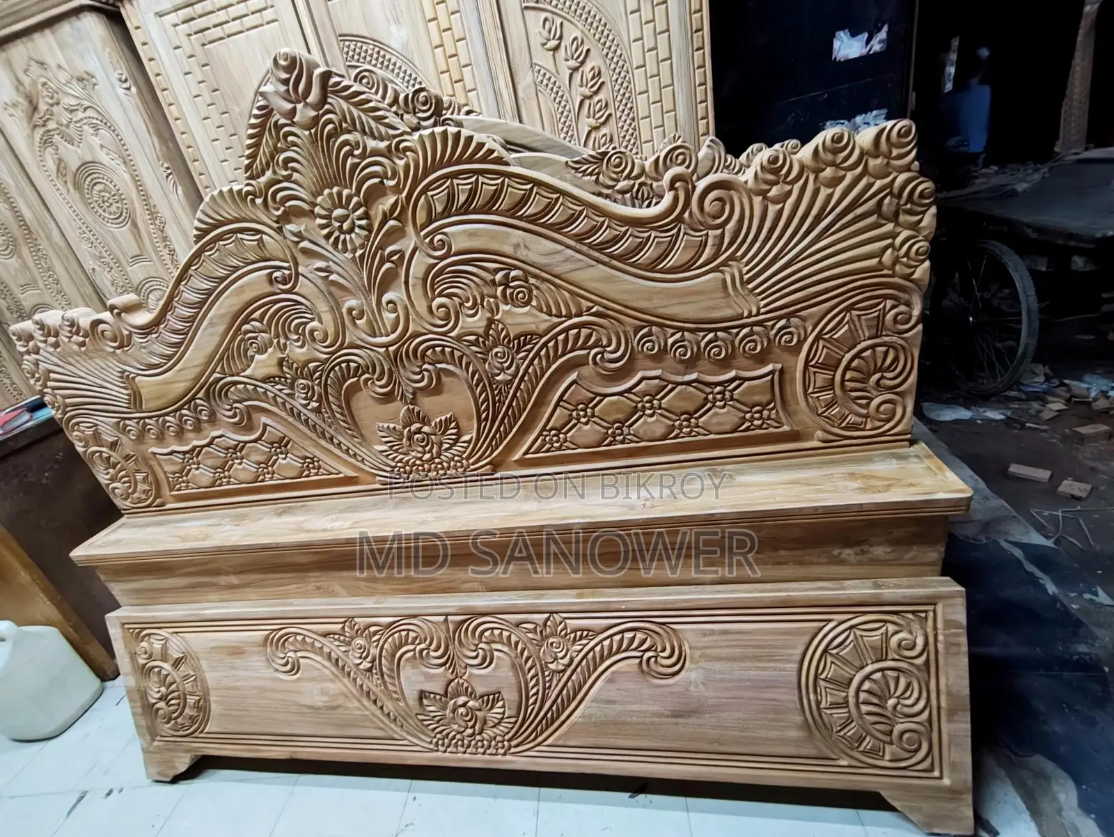 সেগুন কাঠ খাট