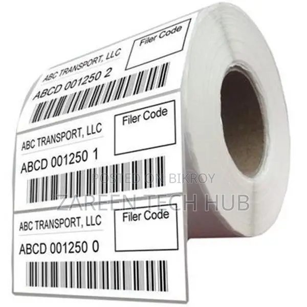 38mm x 25mm Direct-Thermal (DT) Barcode Label Sticker