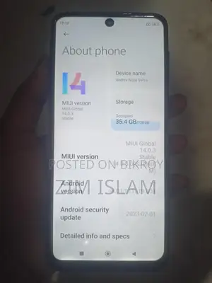Xiaomi Redmi Note 9 Pro Original (Used)
