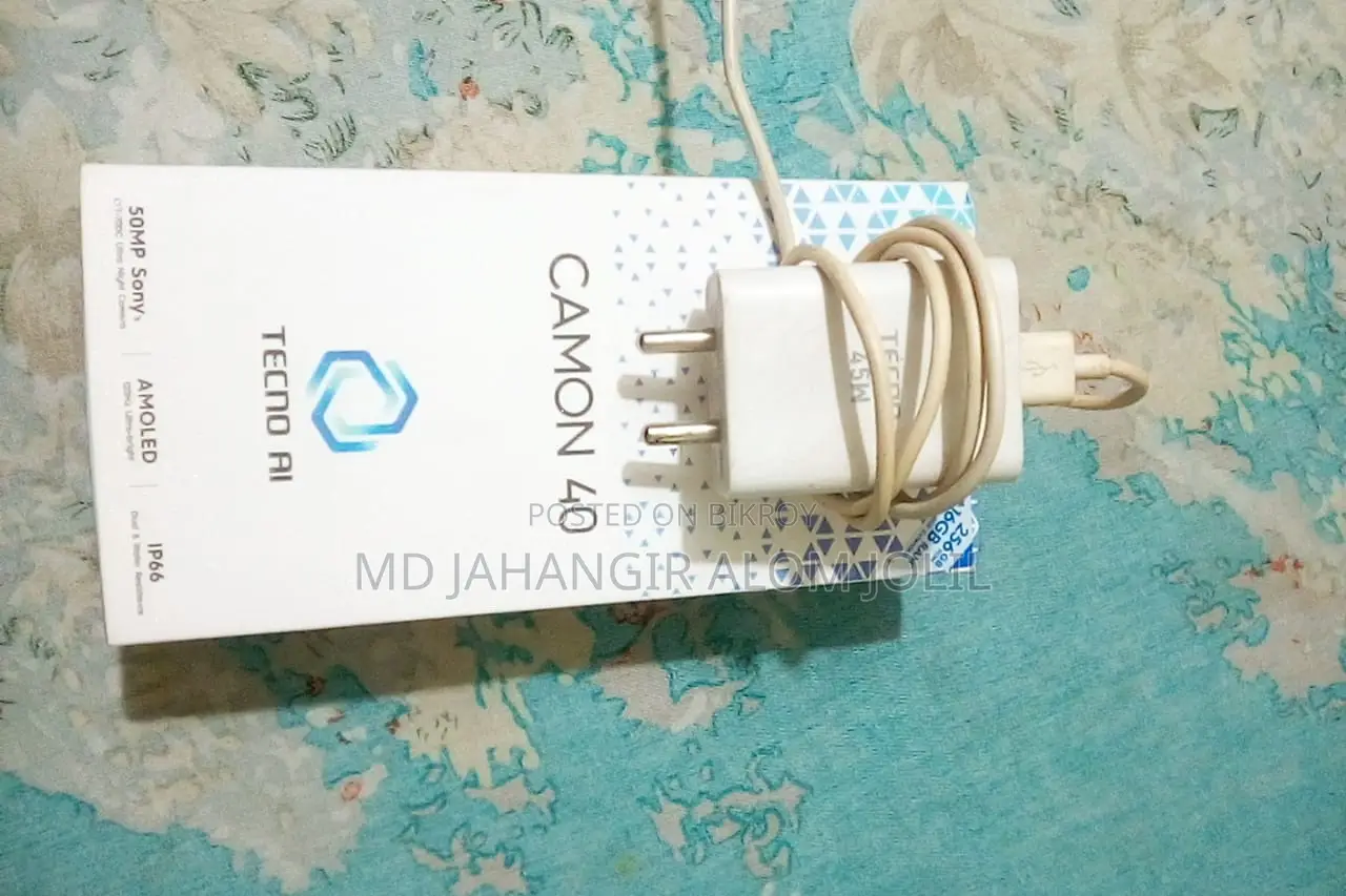 Tecno Camon 40 256gb (Used)