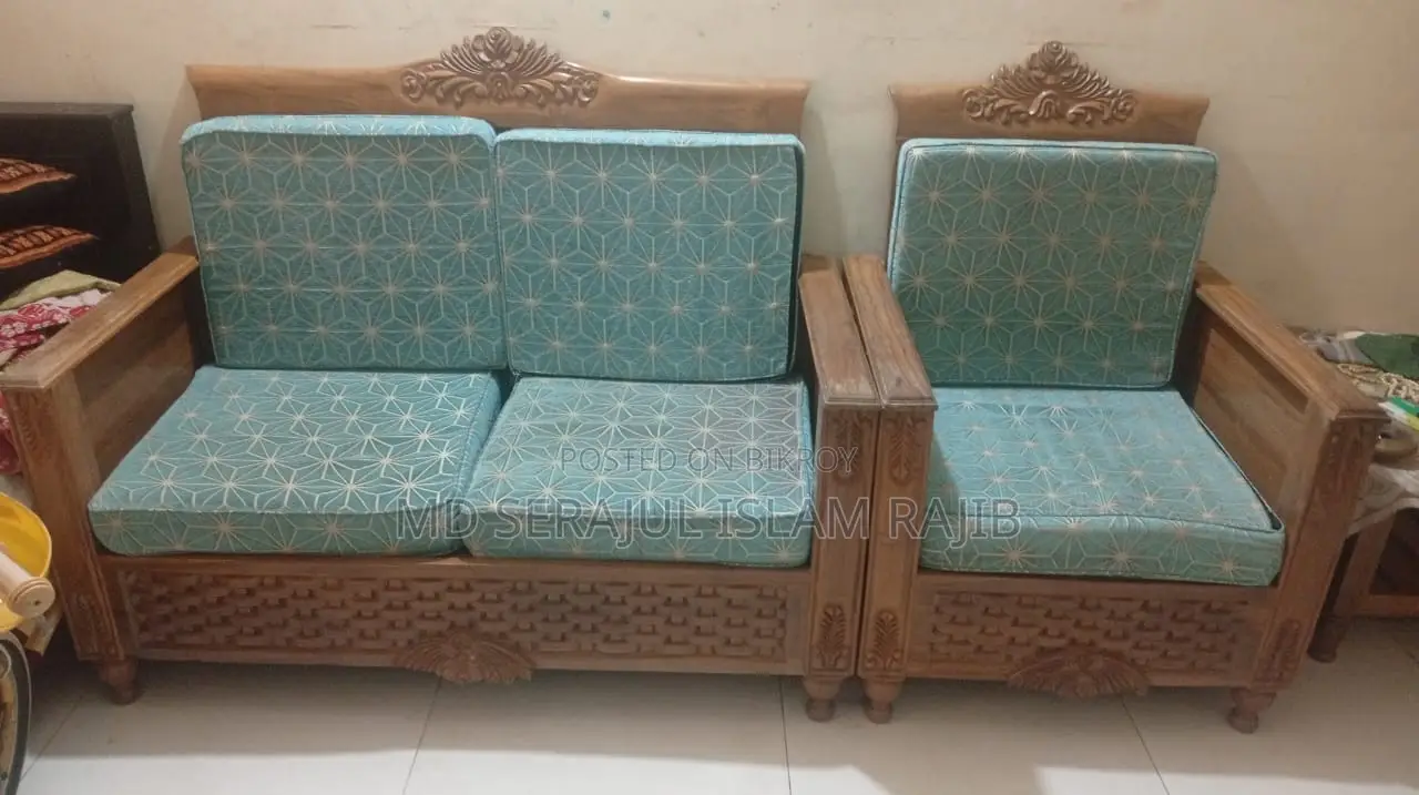 Teak Wood Sofa Set
