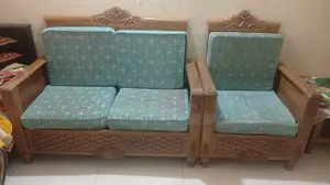 Teak Wood Sofa Set