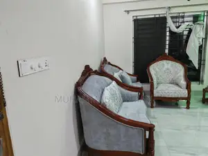 2+2+1 High-Quality New Mahogany Wood Sofa