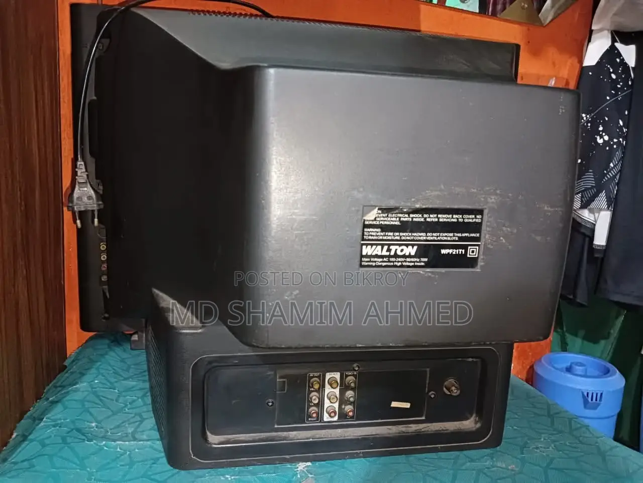 Walton 21" Color TV Flat CRT TV Tuner Pure WPF21T1