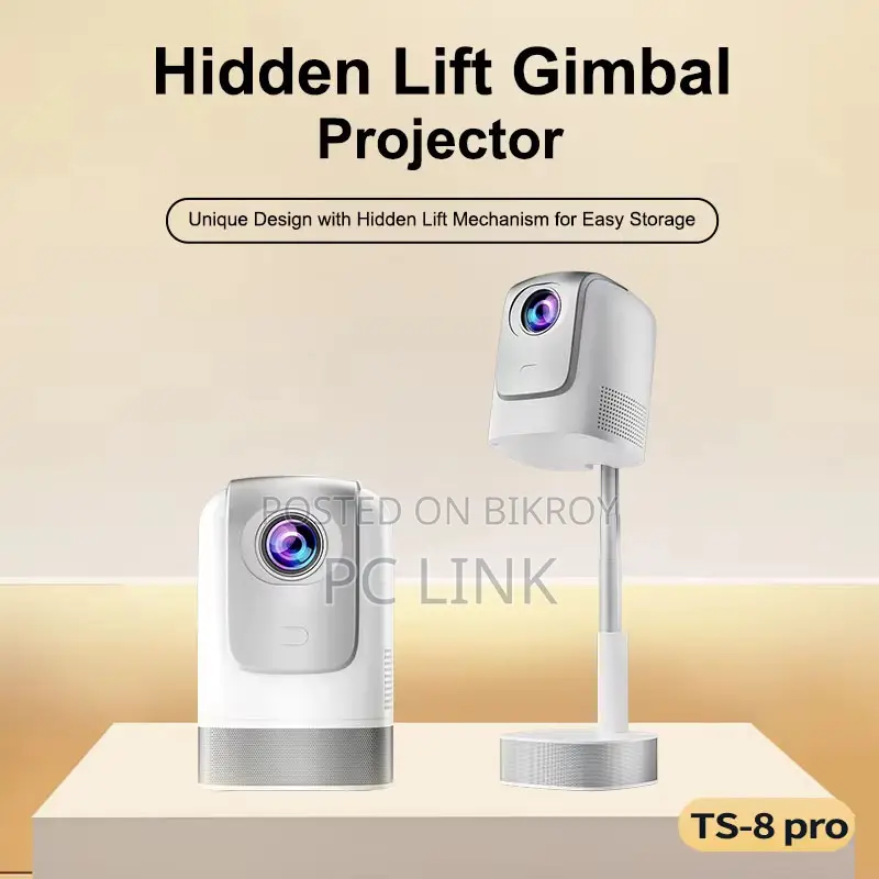 TS8 Pro Mini Projector Full HD 1080p Outdoor Movie