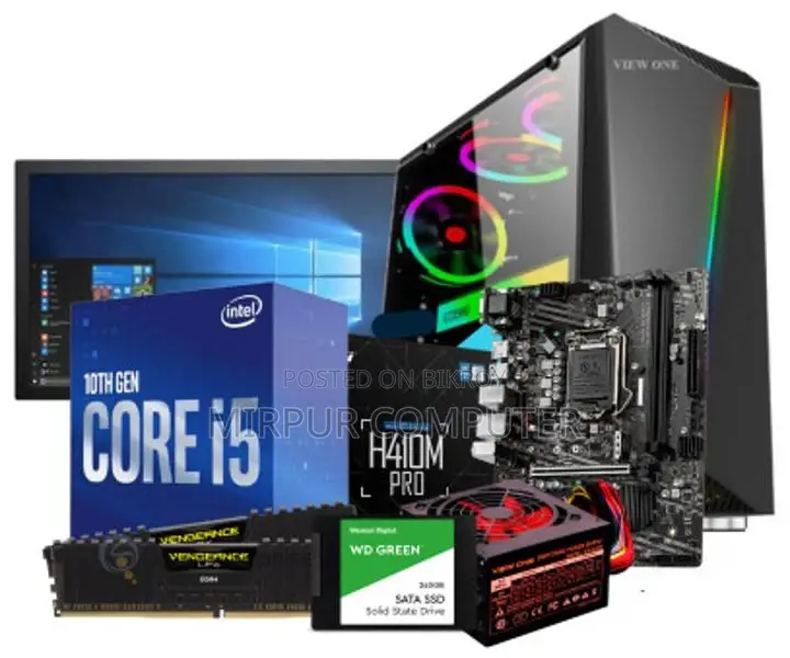 NEW CORE i5 10th Gen. LED HP 20 + SSD 256GB. RAM 8GB