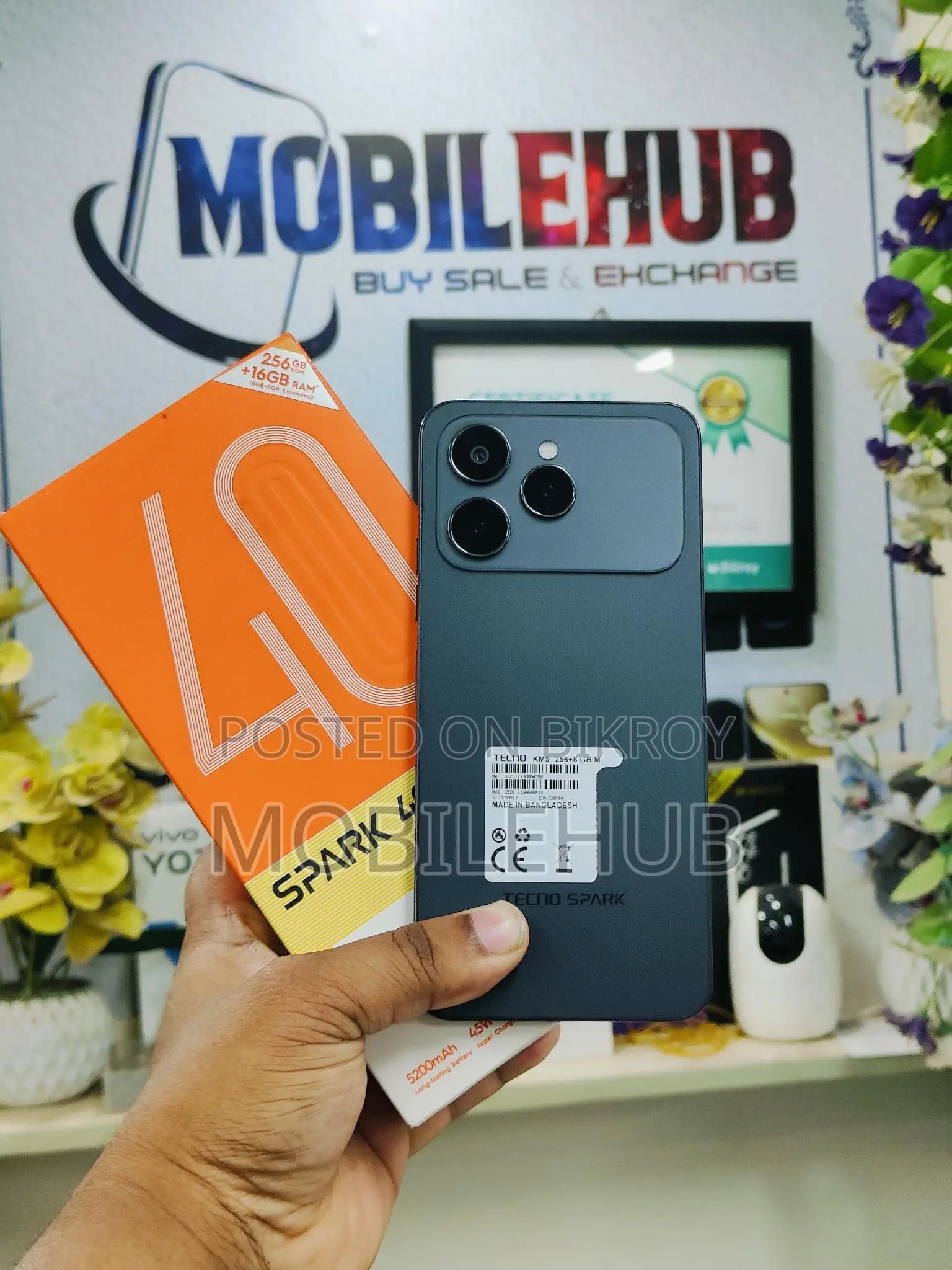 Tecno Spark 40 8/256GB FullBox (Used)