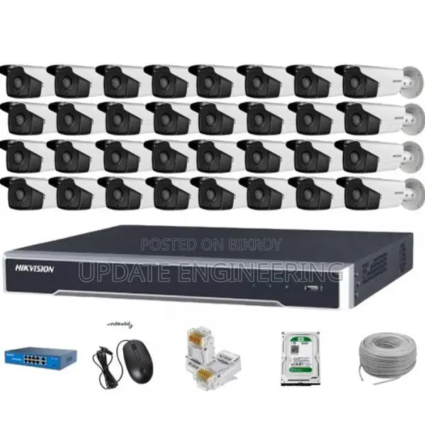 Hikvision Camera 32 Pcs Full Packages