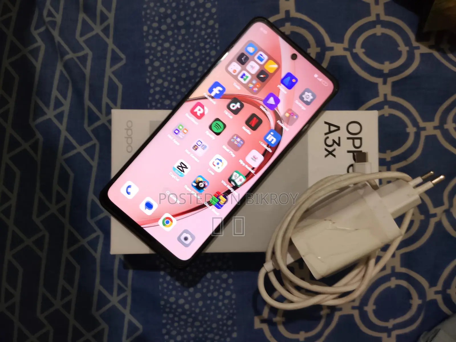OPPO A3x 4+4/128 super fresh. (Used)
