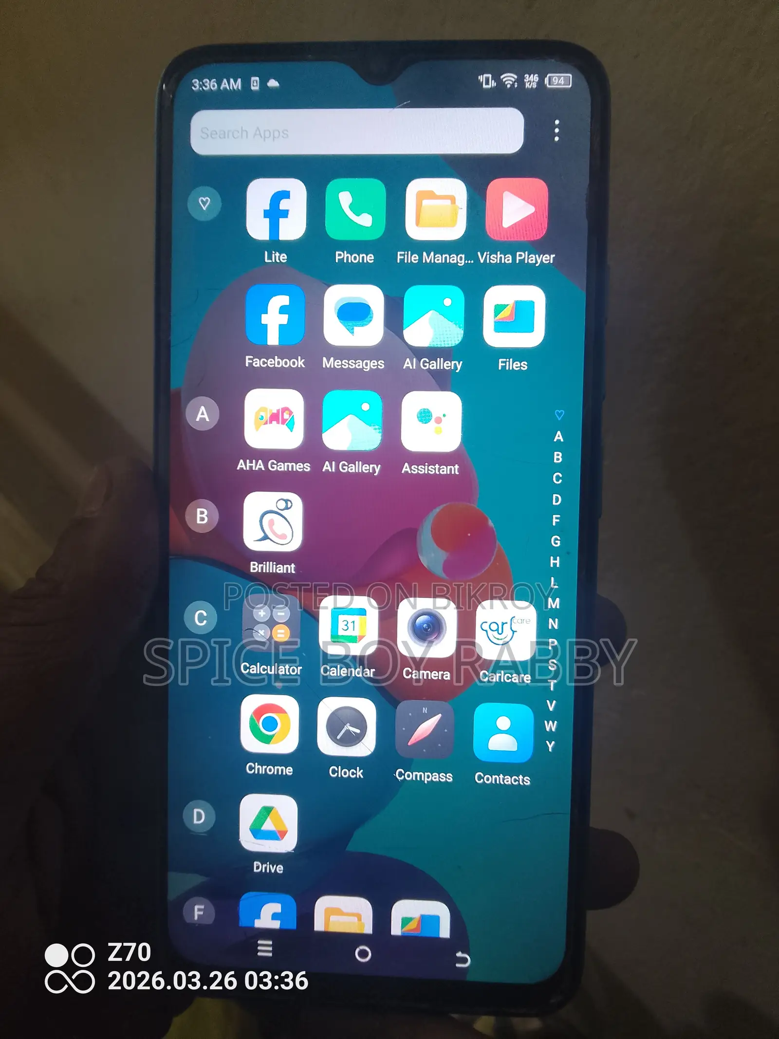 Tecno Spark Go BF 7 (ব্যবহৃত)