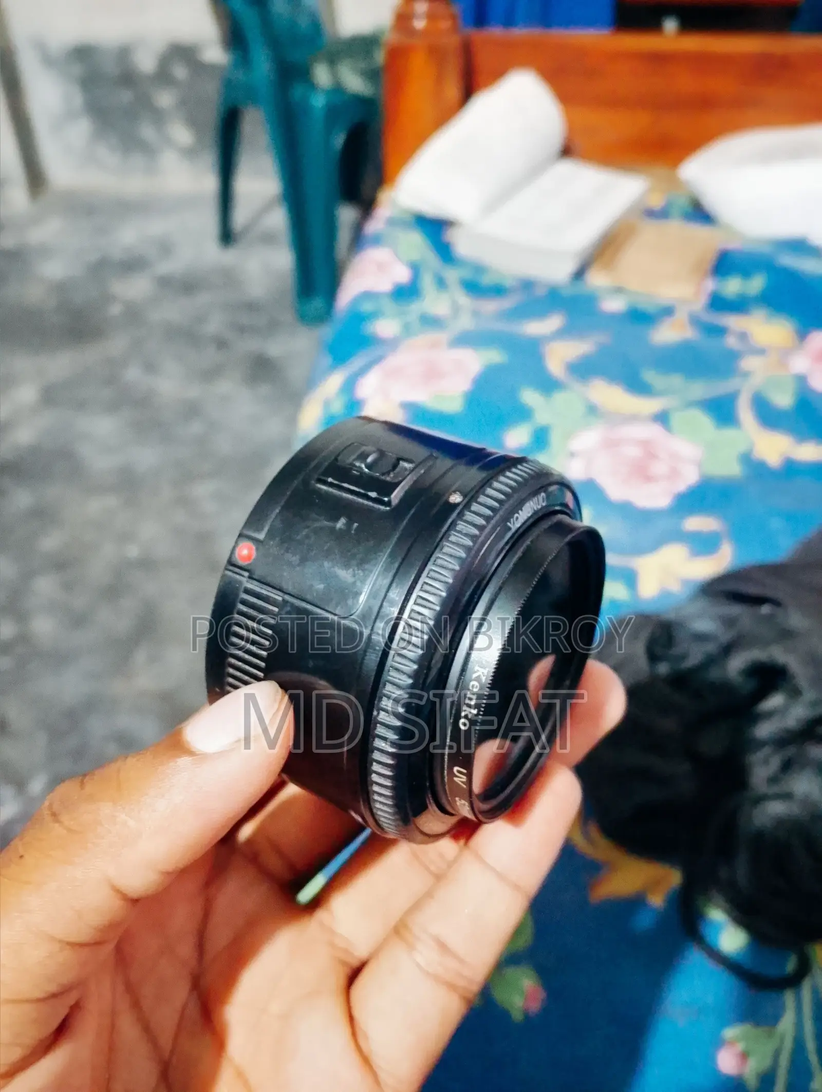 Canon 600d with Yongnuo 50mm 1.8 lens setup