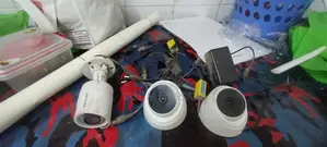 3 CC Cameras + Hard Drive
