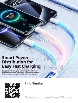 3-in-1 240W Fast Charging Data Cable and Car Charger Line