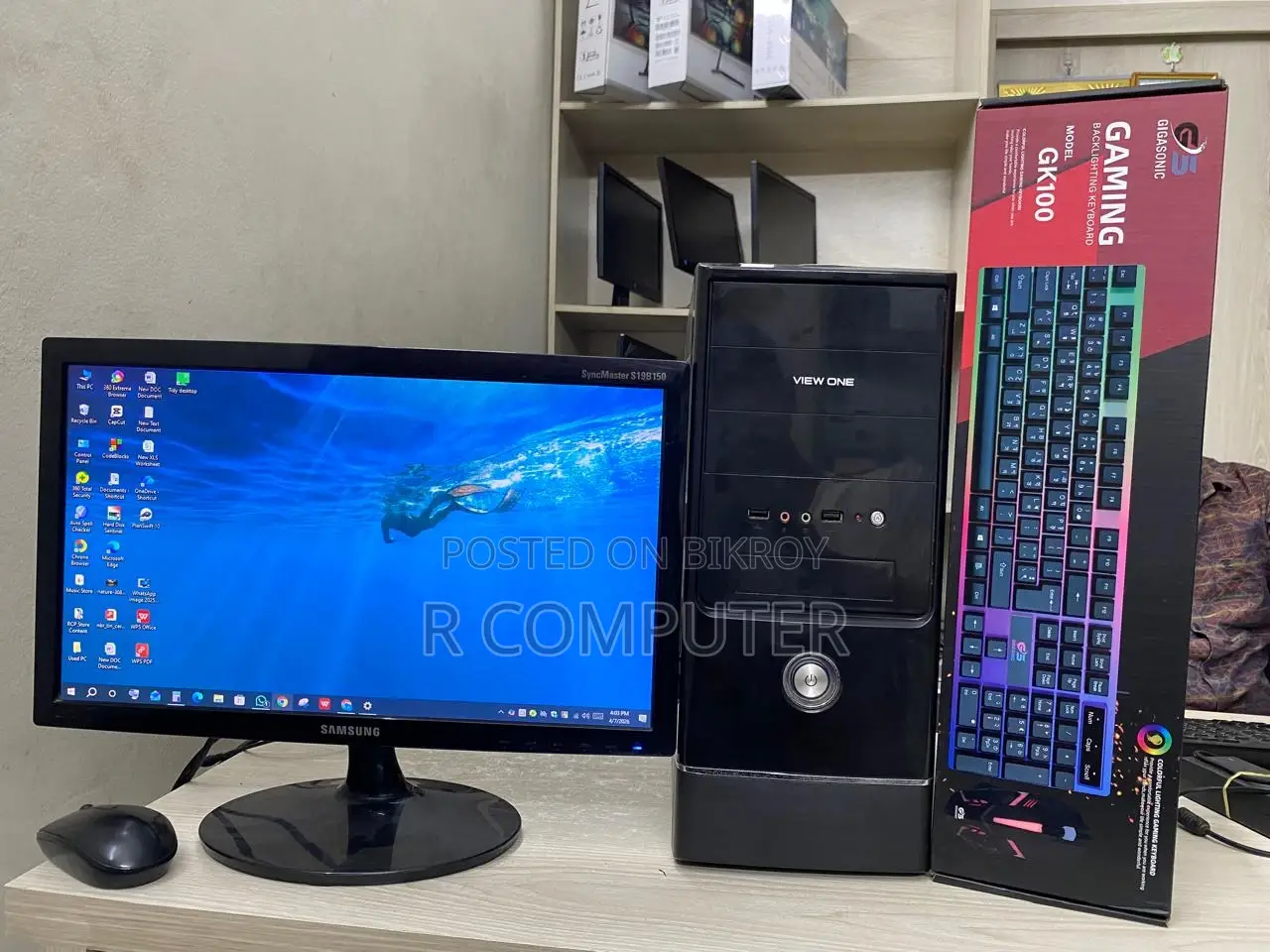 Intel Core i7 4th Gen Set | 4GB RAM 240GB SSD Samsung 19" Monitor