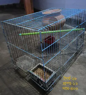 ৩ টা চাইনা খাচা, ১ ব্রিডিং বক্স, হাড়ি, ১৫ খবার + পানির পট