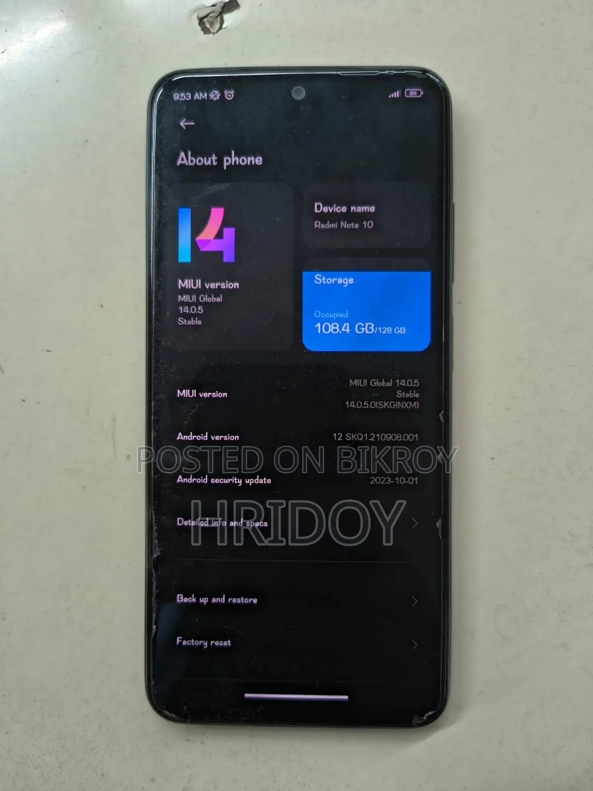 Xiaomi Redmi Note 10 6/128Gb Snapdragon (Used)