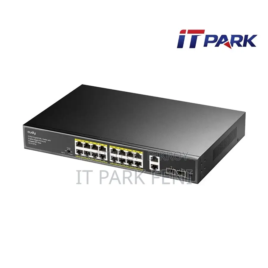 Cudy GS1018PS2 16-Port Gigabit PoE Switch with 2 GbE and SFP Port