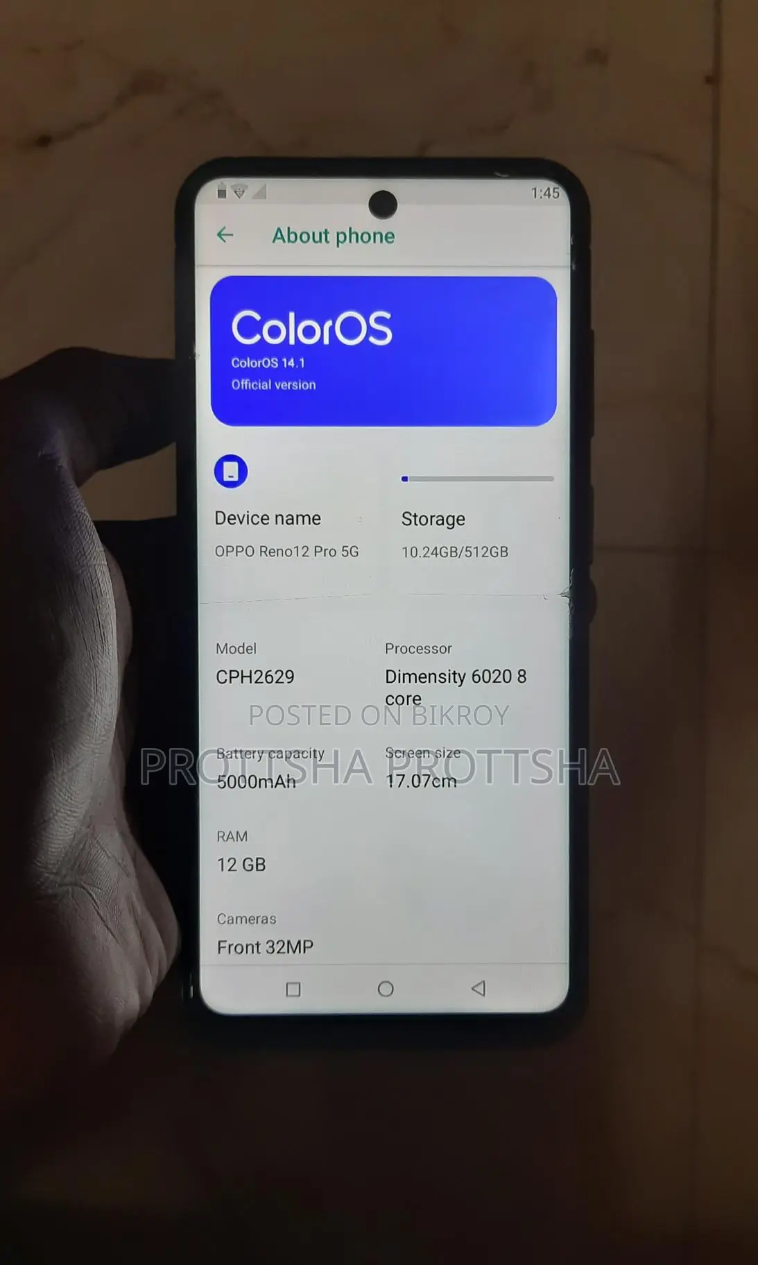 Oppo Reno 256 GB Pink
