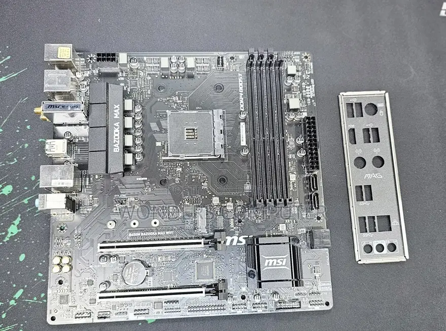 MSI B450M BAZOOKA MAX WIFI is a Micro-ATX motherboard Like Brand New