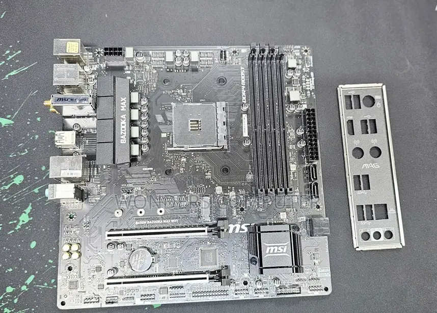 MSI B450M BAZOOKA MAX WIFI is a Micro-ATX motherboard Like Brand New