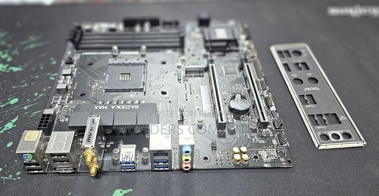 MSI B450M BAZOOKA MAX WIFI is a Micro-ATX motherboard Like Brand New