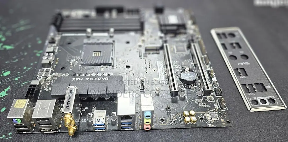 MSI B450M BAZOOKA MAX WIFI is a Micro-ATX motherboard Like Brand New