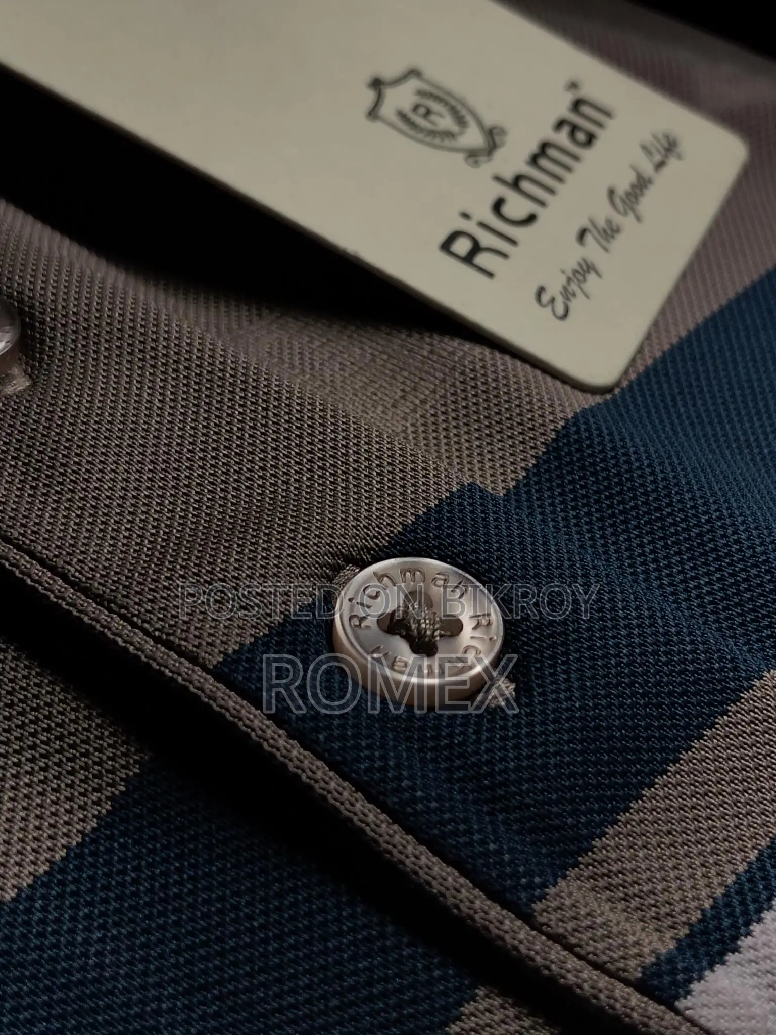 Richman Men’s Stripe Polo Shirt | Premium Quality
