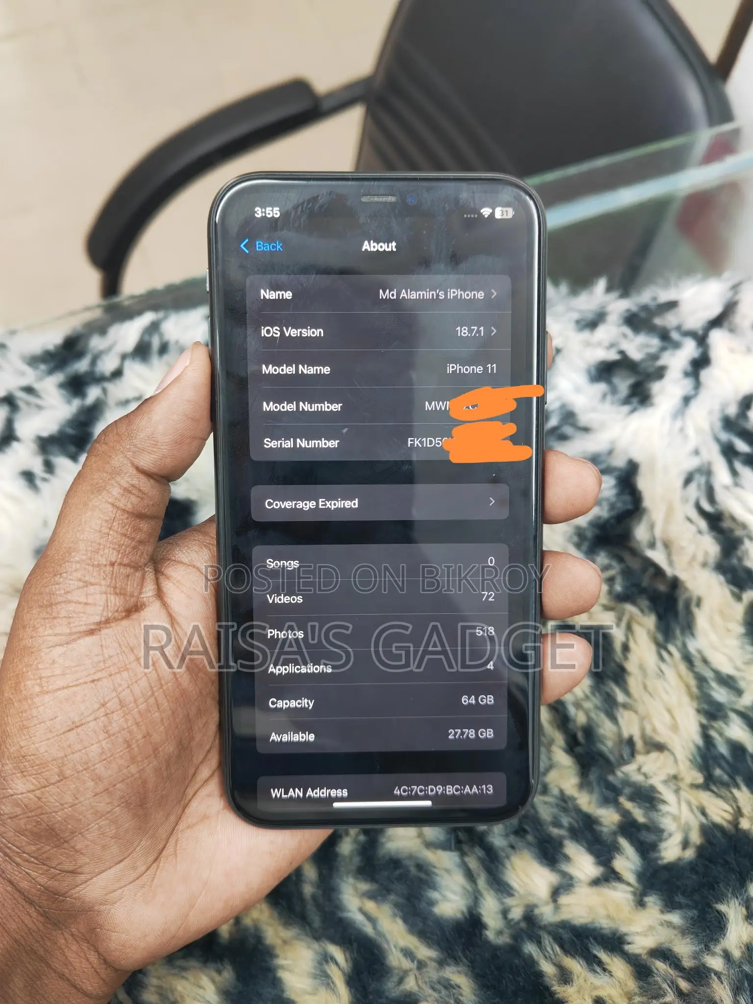 Apple iPhone 11 64 GB | 80% | Fresh (Used)