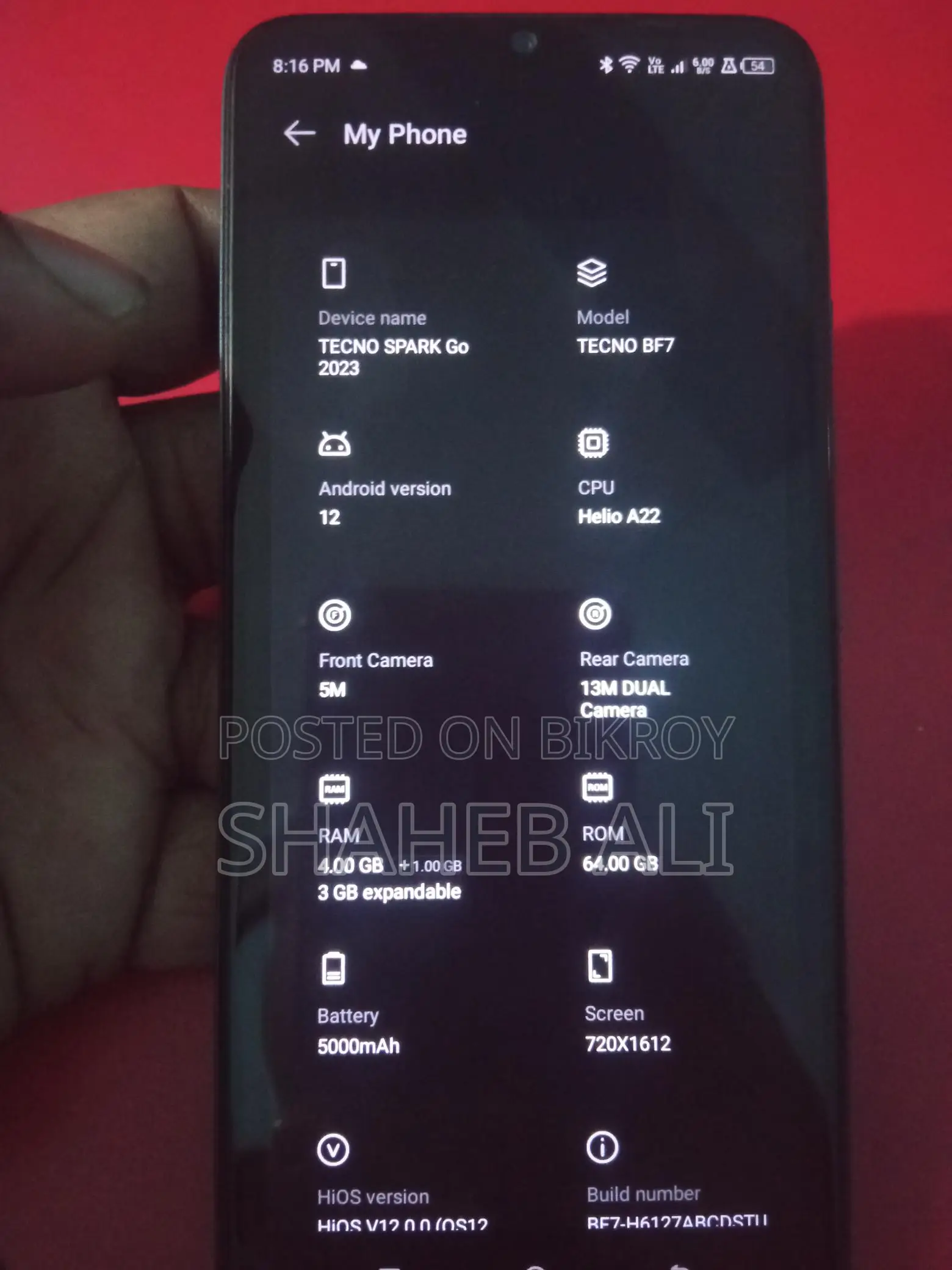 Tecno Spark Go (Used)