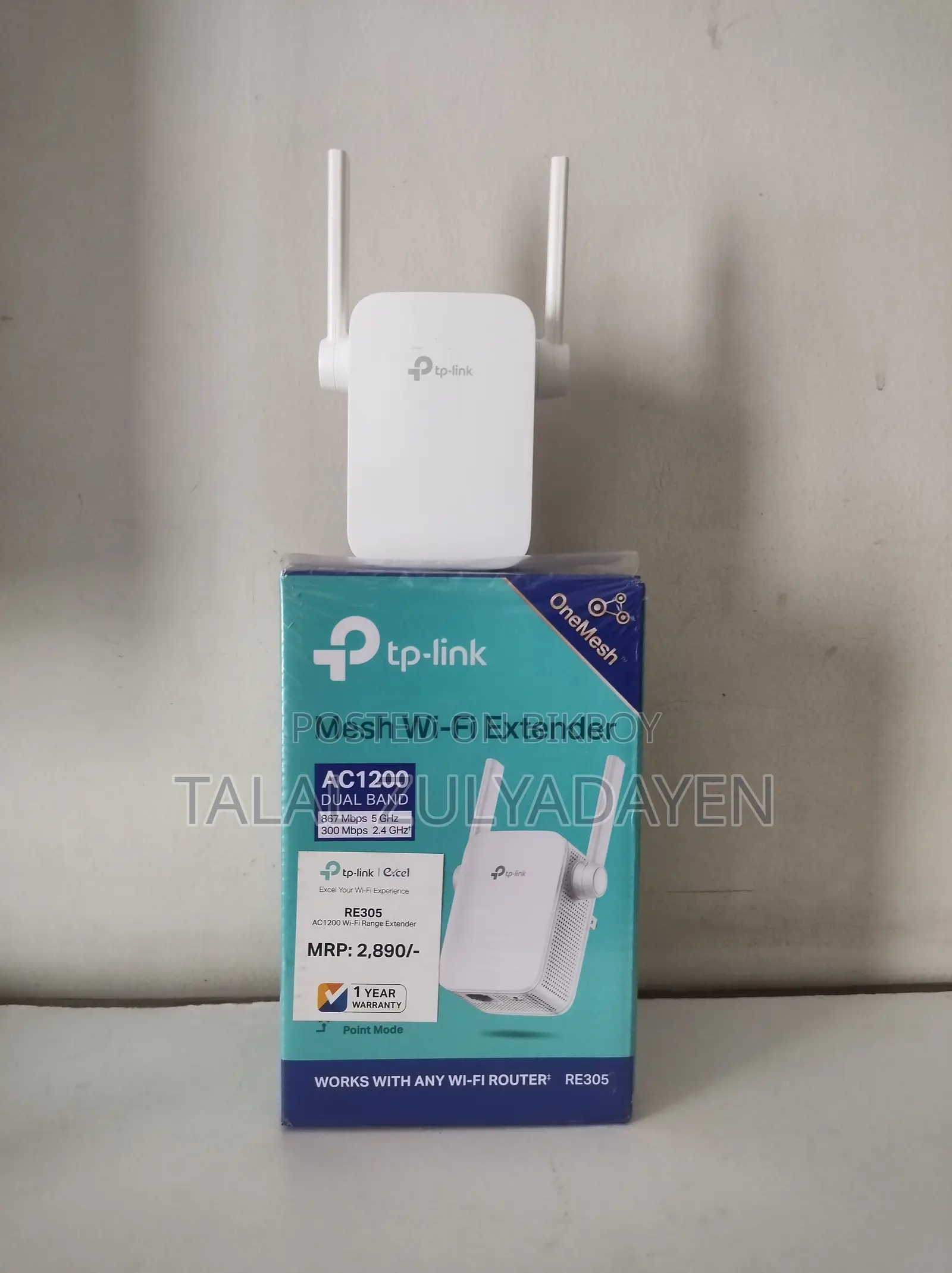 RE305 AC1200Mbps Dual Band Mesh WI-FI Range Extender
