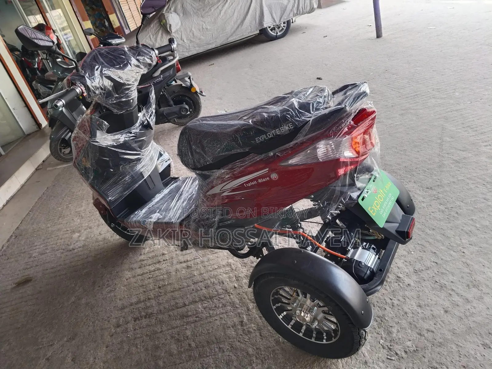 Exploit WD E-Bike তিন চাকা থ্রি হুইলার 2026